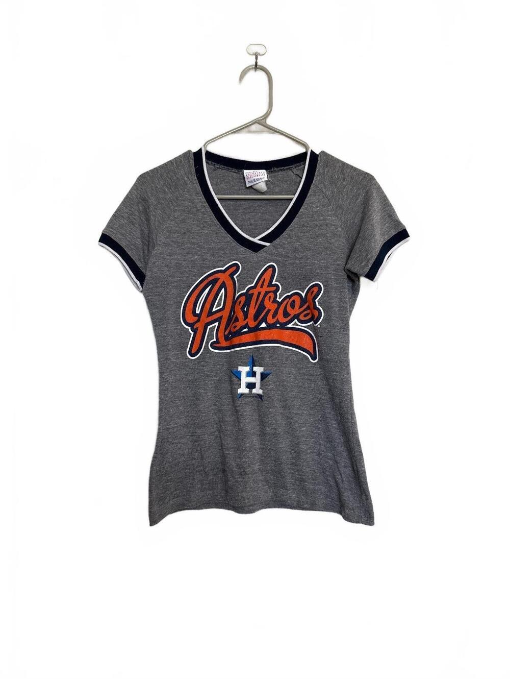80s Vintage Houston Astros V-Neck T-Shirt
